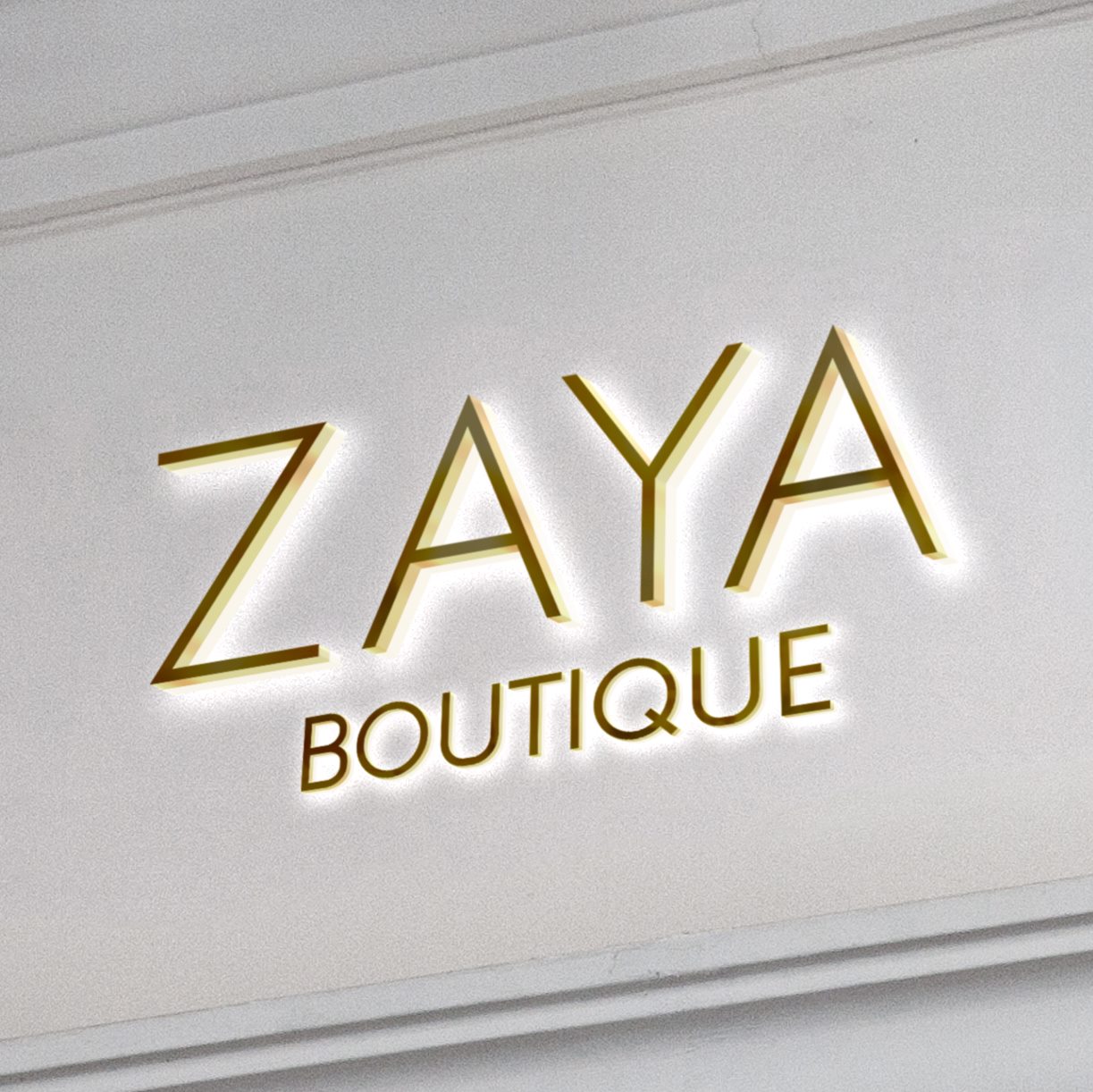 Fachada da ZAYA Boutique no Batel, Curitiba